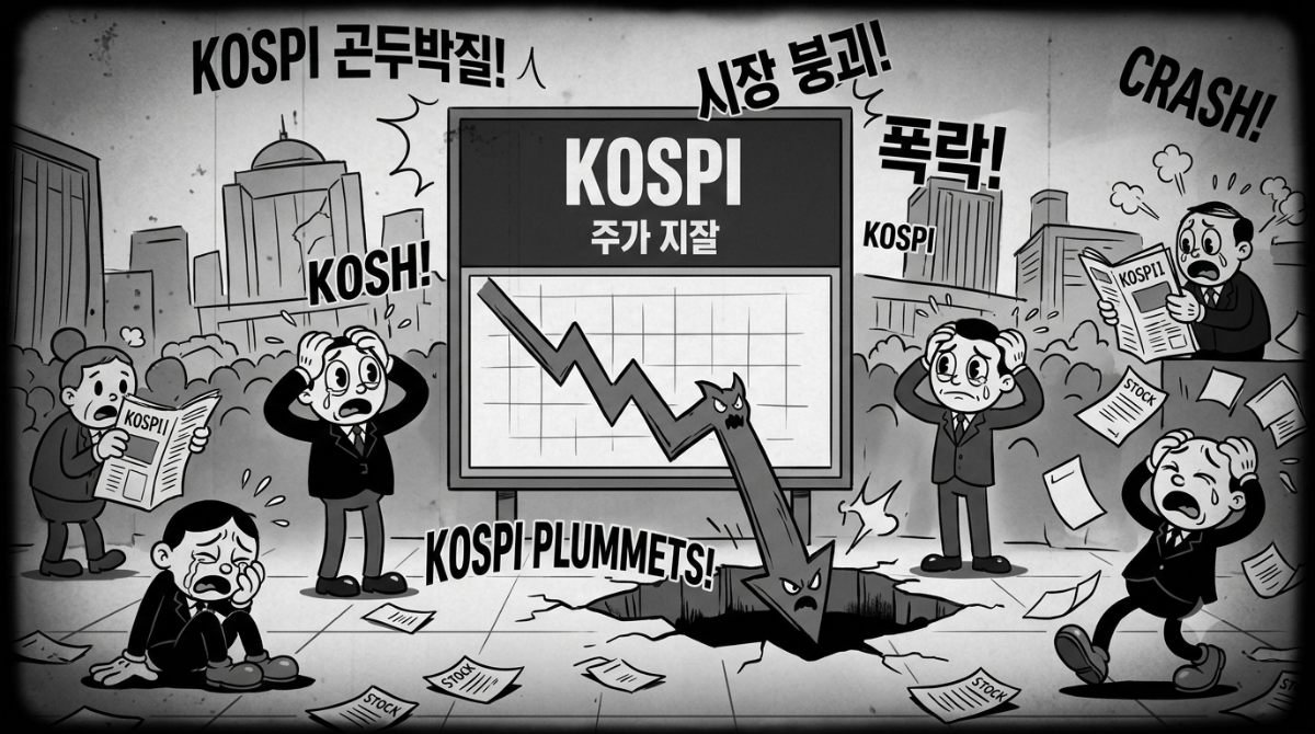 휴장 뒤 첫 거래일 코스피 1%대 하락 출발, 미장 반등은 왜 소용이 없었나